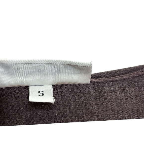 Bryn Walker V Neck Relaxed Cotton Blend Stretchy Boxy Tunic Lagenlook Top Small - Picture 8 of 12